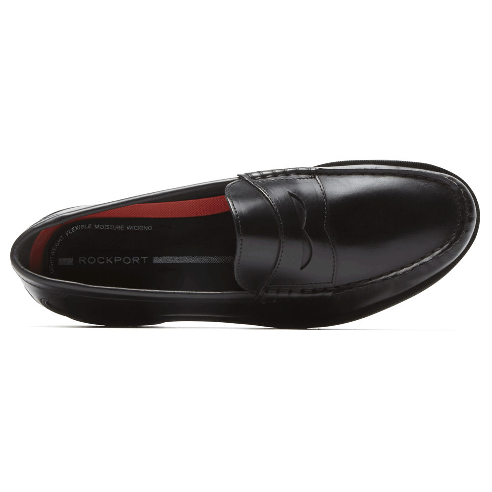 Rockport Mens Modern Prep Penny - Loafers Black - ZJX291473